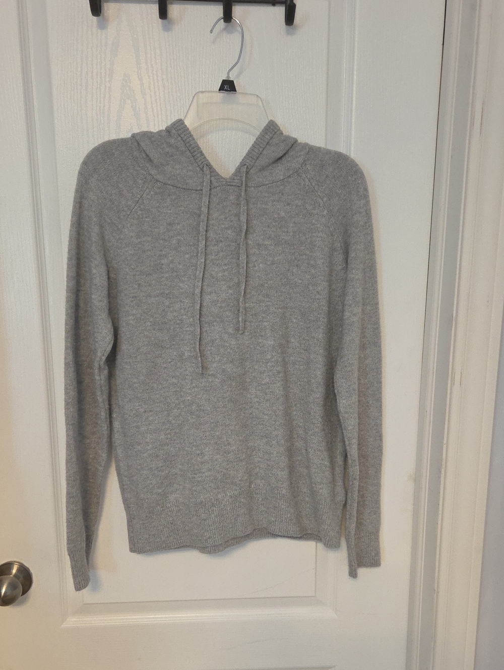 Amazon Essentials Light Gray Knit Hoodie